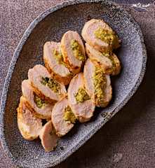 Gefüllte Hühnerfilets sous-vide