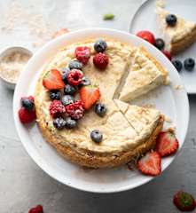 Torta proteica alle mele