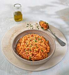 Πλιγούρι με σάλτσα ντομάτας