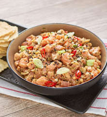 Tartar thai de salmón