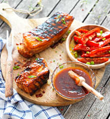 Marinade sauce BBQ (pour travers de porc)