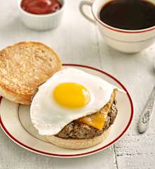 Hamburguesa para desayuno
