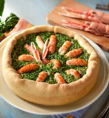 Tortino di scampi in crema