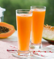 Sorbete de papaya y melón