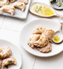 Pierogi alle patate dolci e ricotta