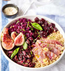Poke bowl mauve