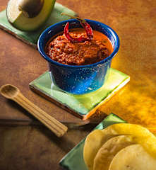 Salsa de chile de árbol seco