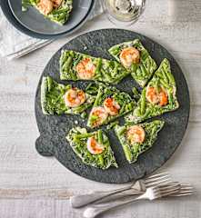 Garnelen-Bohnen-Frittata