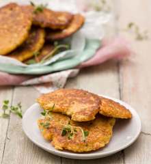 Placuszki pomidorowo-ciecierzycowe