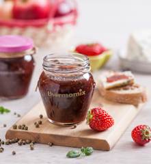 Chutney truskawkowo-jabłkowy z zielonym pieprzem