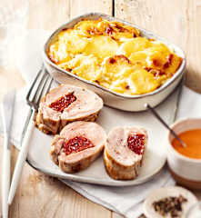 Filet mignon au chorizo et gratin dauphinois