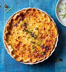 Leek and Lancashire Cheese Quiche
