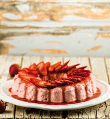 Bavaroise de morango