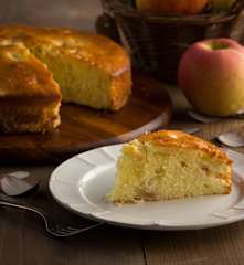 Torta di mele e yogurt