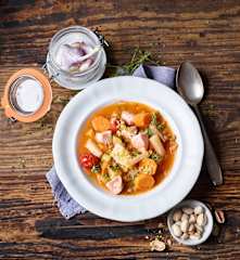 Herbstliche Minestrone