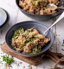 Ryż ze zrumienioną wołowiną i papryką