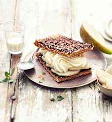 Croustillant poire-chocolat