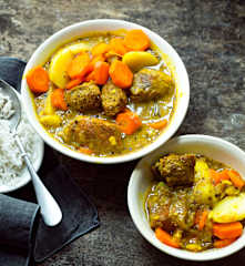 Colombo de porc aux légumes