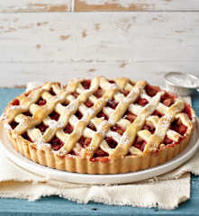 Rhabarber-Erdbeer-Tarte