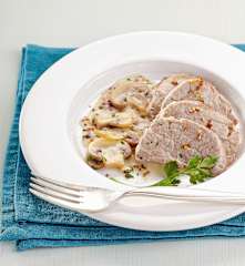 Polędwica wieprzowa w sosie musztardowym