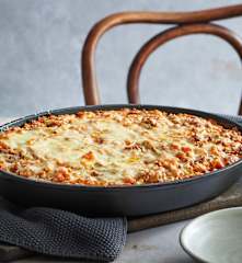 Ghackets mit Hörnli-Gratin