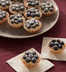 Tartaletas de arándanos con franchipán