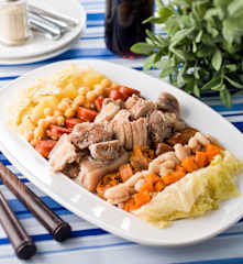 Couves com carne