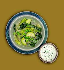 Grüne Minestrone