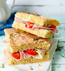 Kichererbsen-Focaccia