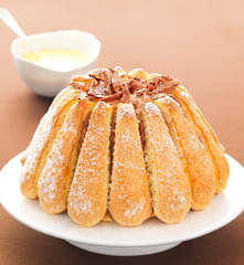 Deser czekoladowy z biszkoptami