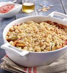 Crumble de panais et courgettes