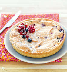 Gâteau meringué aux fruits rouges