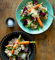 Pearl Barley Risotto with Asparagus