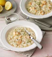 Salmon and Fennel Risotto