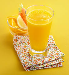Orange, Carrot and Lemon Vitamin Juice