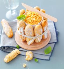 Tartinade chèvre-butternut façon charlotte