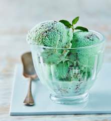 Helado de choco menta