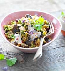 Salade d'aubergine au yaourt