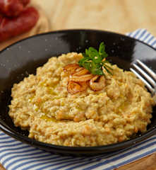 Červená smetanová čočka