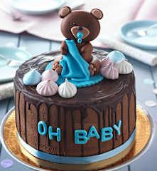 Schoko Drip Cake mit Ganache und Amarenakirschen