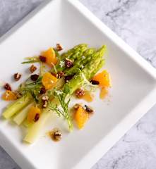 甜橙蘆筍溫沙拉