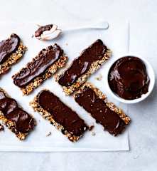 Cobertura de chocolate negro con mantequilla
