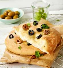 Focacce mit Oliven