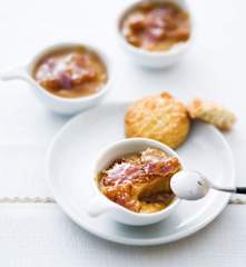 Crème brûlée légère au potimarron