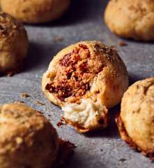 Gefüllte Partybrötchen