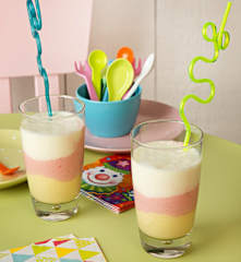 Mango, Strawberry and Pineapple Slush Smoothie