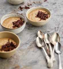 Mousse de café e leite condensado