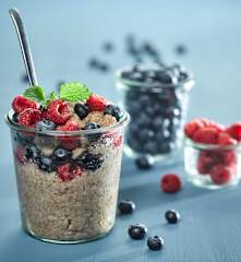 Rychlá žitná kaše s kokosovým mlékem