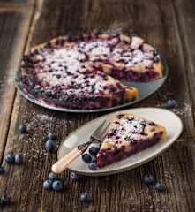 Heidelbeerkuchen (glutenfrei, vegan)