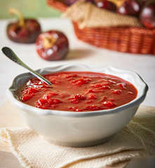 Mermelada de ciruela y chile cascabel